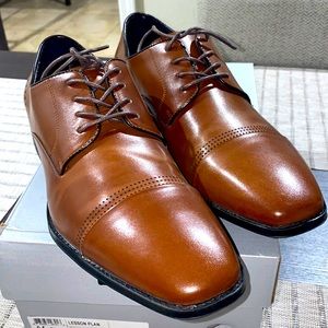 Mens leather lace up dress shoes